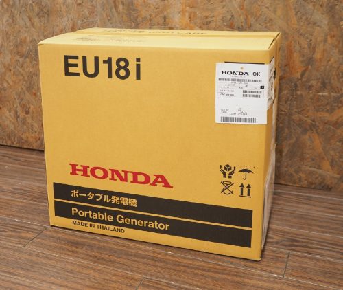 เครื่องปั่นไฟเบนซิน HONDA EU18i ใหม่ยังไม่ได้ใช้งานพร้อมอินเวอร์เตอร์ไซน์เวฟเครื่องยนต์ 120cc กำลังสูงสุด 1,500w