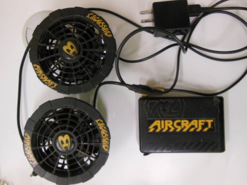 (ค่าจัดส่ง: 600 เยน) KYOCERA Bartle AIRCRAFT Battery AC230 + Fan Unit + แบตเตอรี่แท้พร้อมใช้งาน! ! ตู้เสื้อผ้าปรับอากาศ BURTLE