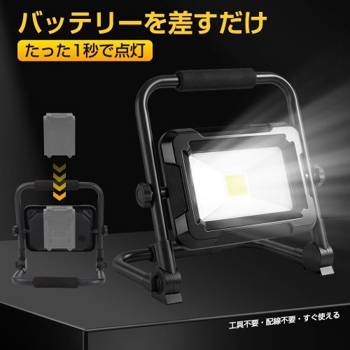 1 หน่วย 30W ฟลัดไลท์แบตเตอรี่ที่ถอดออกได้ไฟ LED ทำงานแบบชาร์จไฟได้ Makita 18V เข้ากันได้ 3 ระดับลดแสง 6500K แสงกลางวันแสงกลางแจ้งการป้องกันภัยพิบัติไฟฟ้าดับ BCT-030A