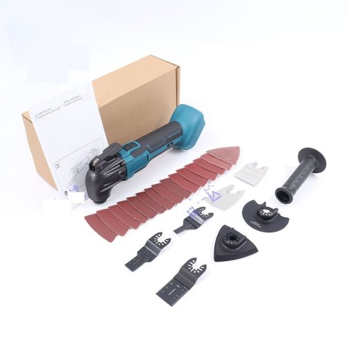 ชุดเครื่องมืออเนกประสงค์ 24 ชิ้น, เข้ากันได้กับ Makita, เครื่องตัดไฟฟ้าแบบชาร์จไฟได้ 18V, เครื่องมือมัลติฟังก์ชั่น, ไร้สาย, มาตรฐาน OIS, โลหะ, ไม้, การตัด, ขัด, ลอก