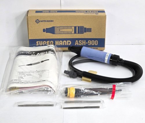 [ใช้งานได้ดี] NITTO KOHKI ตะไบลมขนาดเล็ก ASH-900 Super Hand Air File เครื่องมือลมพร้อมคู่มือการใช้งานเจียรขัดขัดลบคมผลิตในญี่ปุ่น