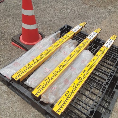 Tanki c461 Ohira Sangyo กฎกล่องสิ่งของขยายระยะการวัดได้: 3m ประเภทปุ่ม 3 ขั้นตอนความแม่นยำ: 1/2 การวัดวิศวกรรมโยธาชุด 3