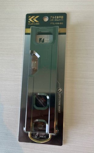 เครื่องวัดระดับน้ำอะลูมิเนียมใหม่/ยังไม่ได้ใช้ FTL-150-BG (Kurokin) FUJIYA