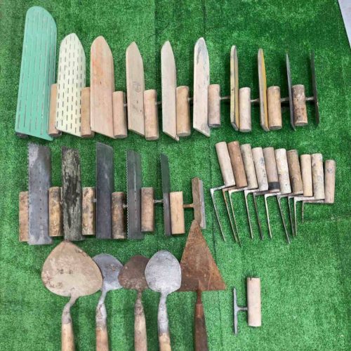 (สินค้ามือสอง/ขายจำนวนมาก) เกรียงหวีเกรียงอิฐเกรียงบล็อคฯลฯเกรียงฉาบปูน 32 รายการเกรียงสรุปอุปกรณ์ฉาบปูน (ร้านโอเคกาวะ)