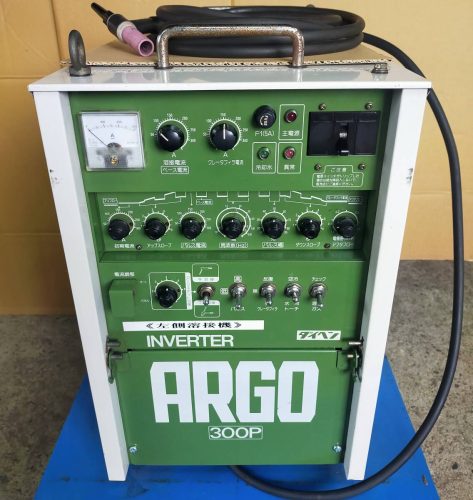 เครื่องเชื่อม Daihen DC TIG มือสอง VRTP-300 อินเวอร์เตอร์ Argo ทำความสะอาดง่าย