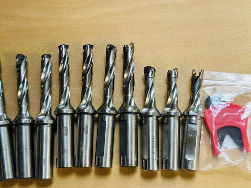 Tungaloy สว่านหัวเปลี่ยนได้ DrillMeister TID105F16-5 และ TID110F16-3 ชุด 10 ชิ้น