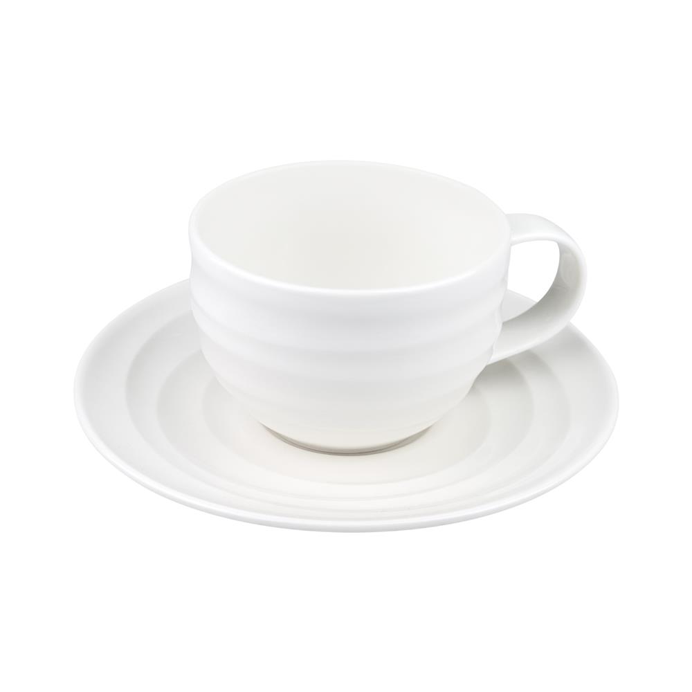 ชุดถ้วยกาแฟ FINE PORCELAIN 245ml KECH AQUA