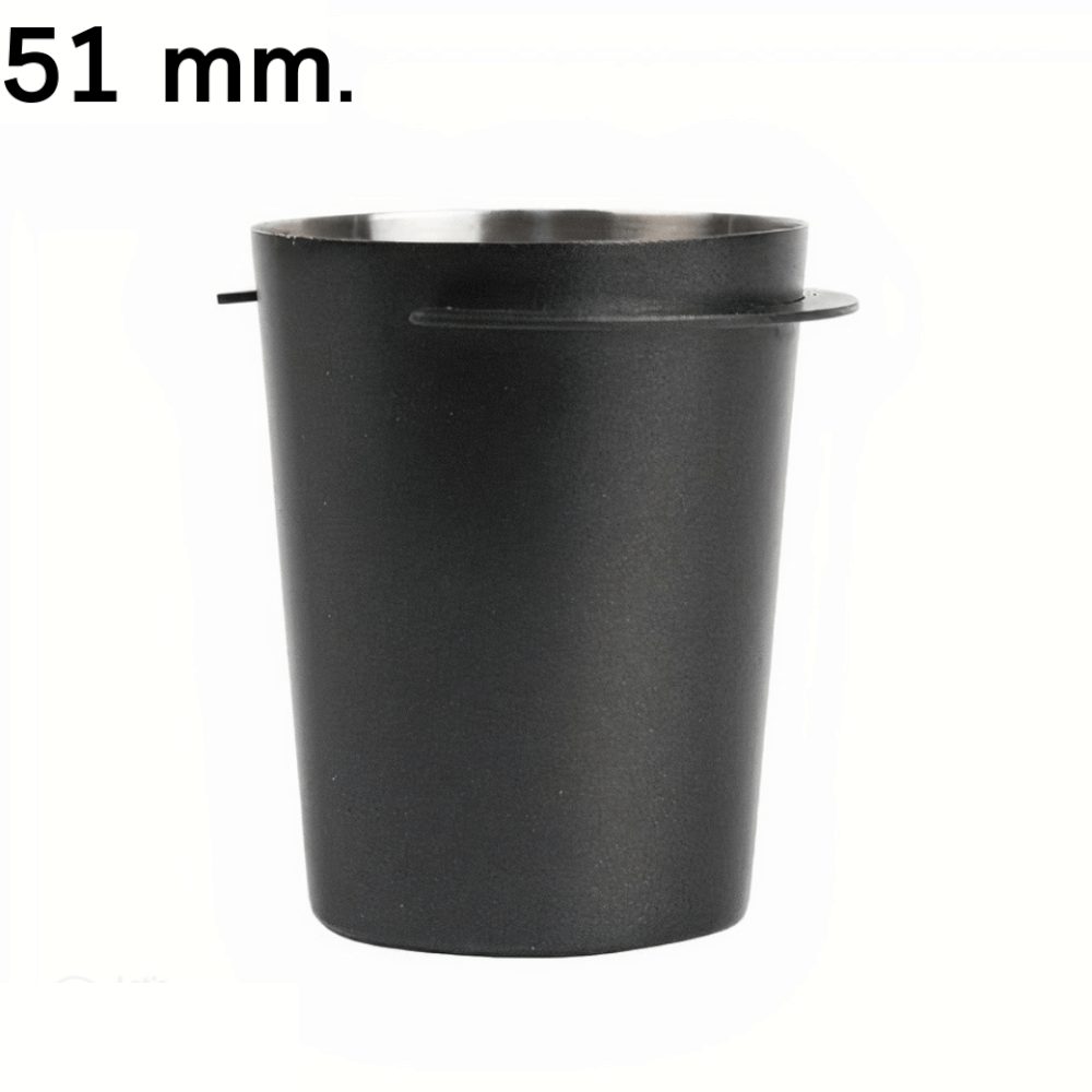 ถ้วยโดส ETZEL ตวงเมล็ดกาแฟ รองผงกาแฟไม่ให้หก สำหรับด้ามชงกาแฟ 51 มิล สีดำ