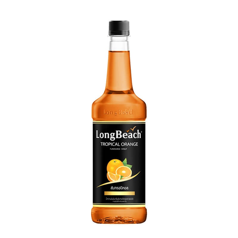 น้ำเชื่อม ลองบีช กลิ่น ส้มทรอปิคอล ขนาด 740 มล.