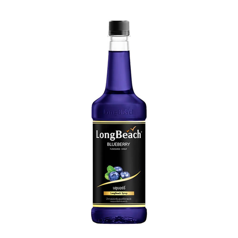 น้ำเชื่อม ลองบีช กลิ่น บลูเบอรี่ ขนาด 740 มล.