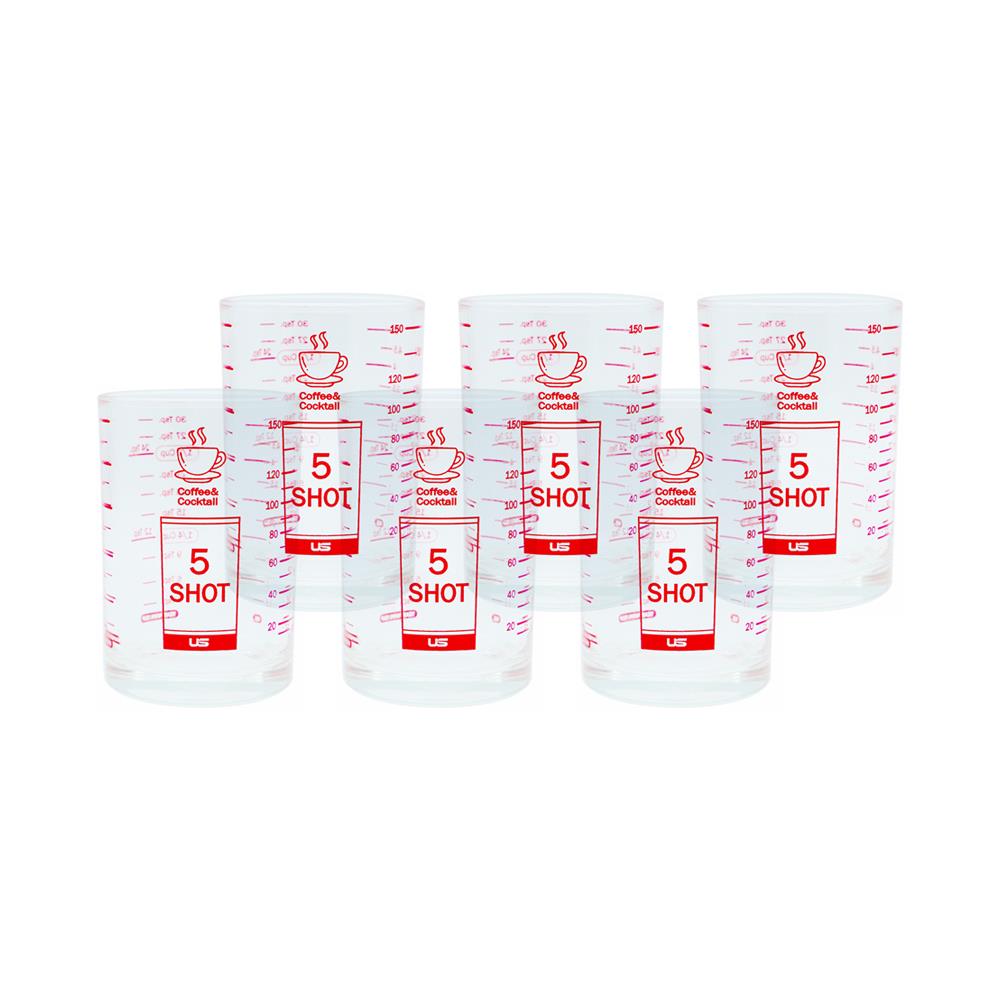 แก้วตวง US FIVE SHOT 5 ออนซ์ (150 มล.) แพ็ก 6 ใบ