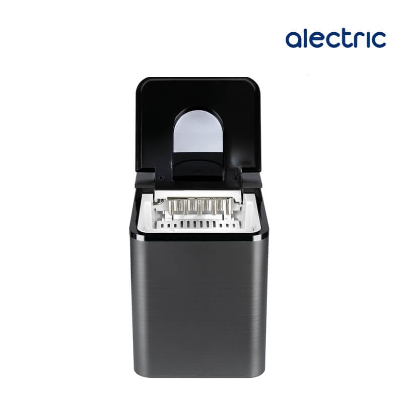 เครื่องทำน้ำแข็งอัตโนมัติ ALECTRIC รุ่น IC-A12 สีดำ