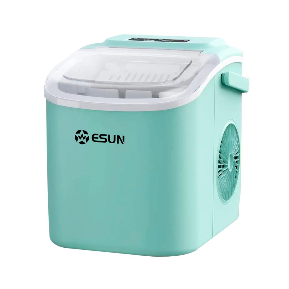 เครื่องทำน้ำแข็งอัตโนมัติ ESUN EIM-17G 1.2 ลิตร สีเขียวมิ้นต์