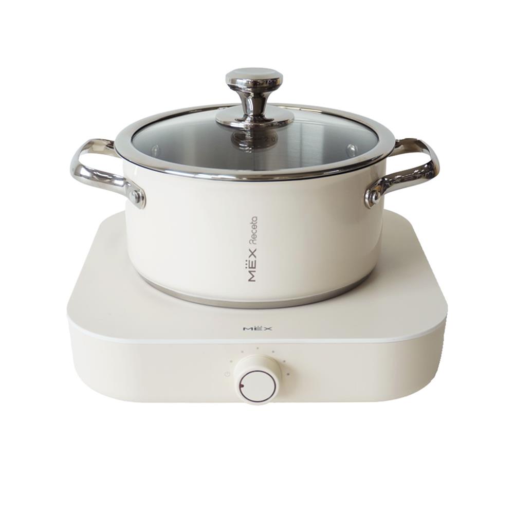 เตาแม่เหล็กไฟฟ้า MEX PIC212 สีครีม