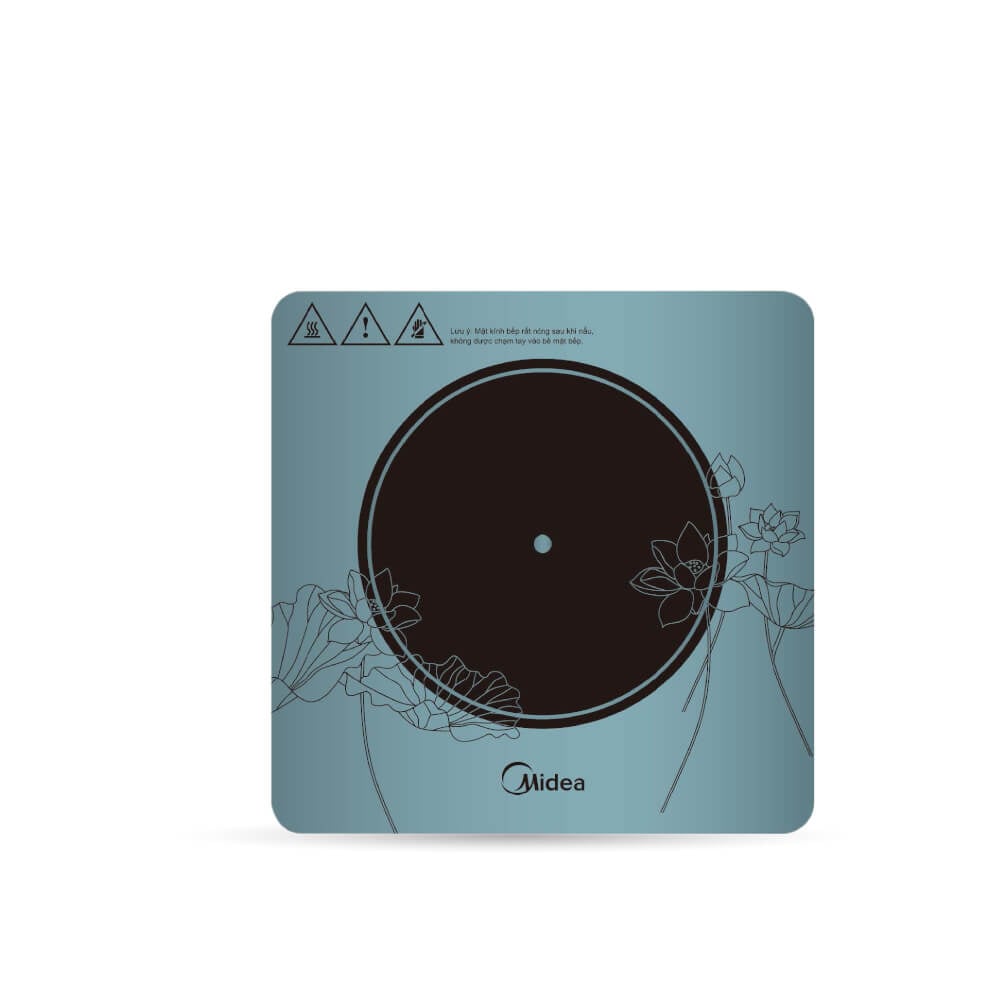 เตาแม่เหล็กไฟฟ้า Midea COOKKY1600 series รุ่น MIC160K0AGB สีฟ้า