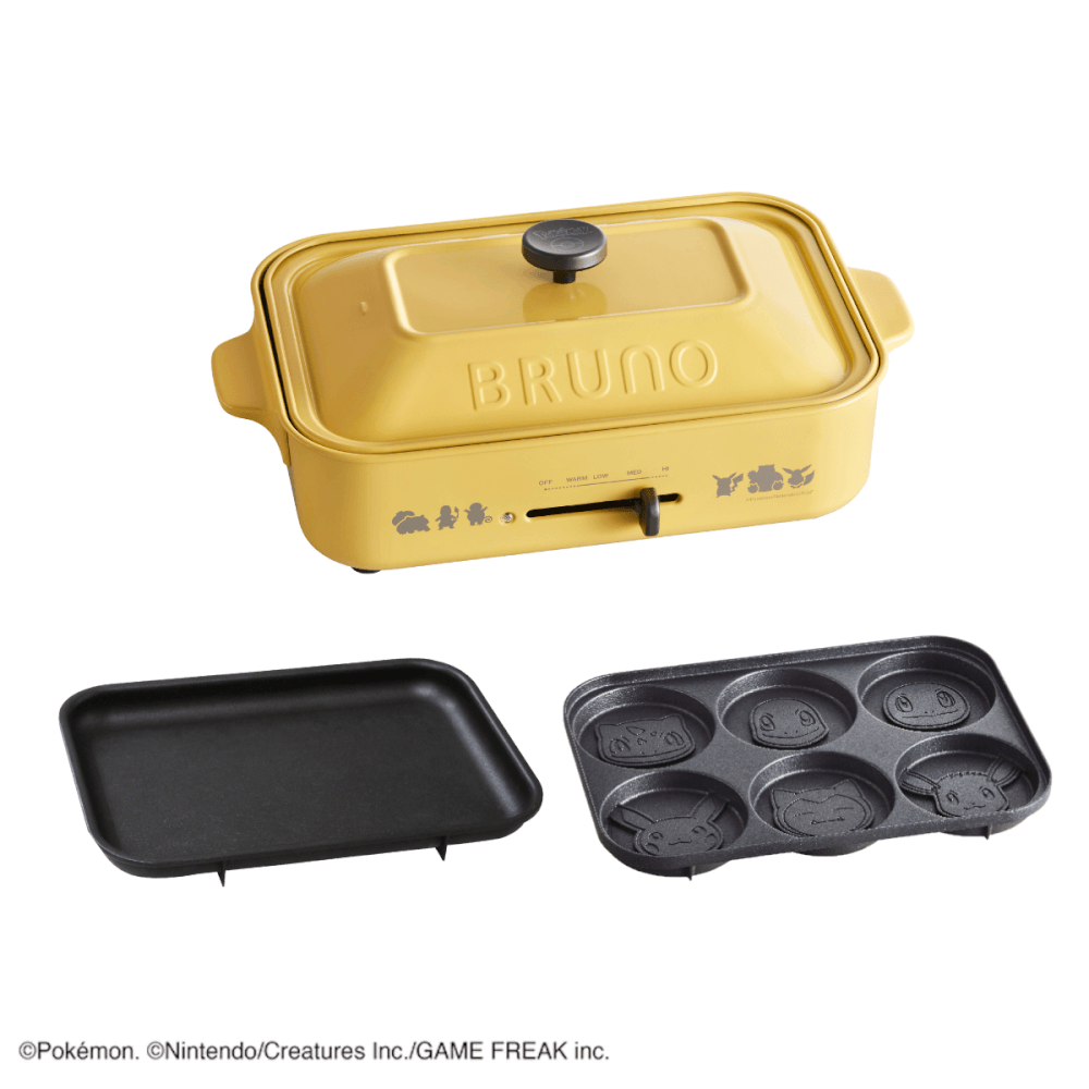 กระทะไฟฟ้าอเนกประสงค์ BRUNO X POKEMON COMPACT HOT PLATE BOE059-PKM LIMITED EDITION