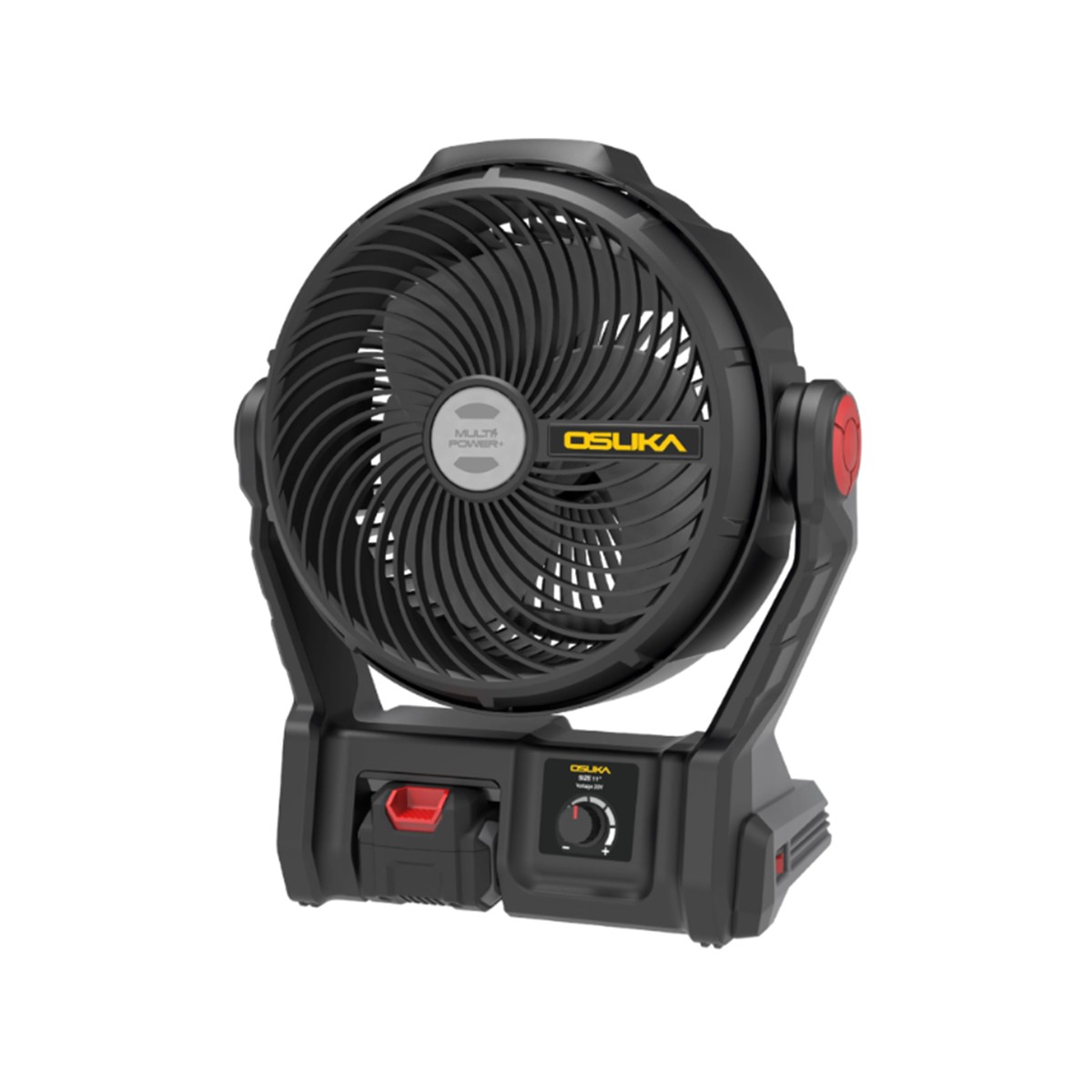 OSUKA พัดลมไร้สาย 9 นิ้ว 20 โวลต์ รุ่น OCF762-M1 สีดำ