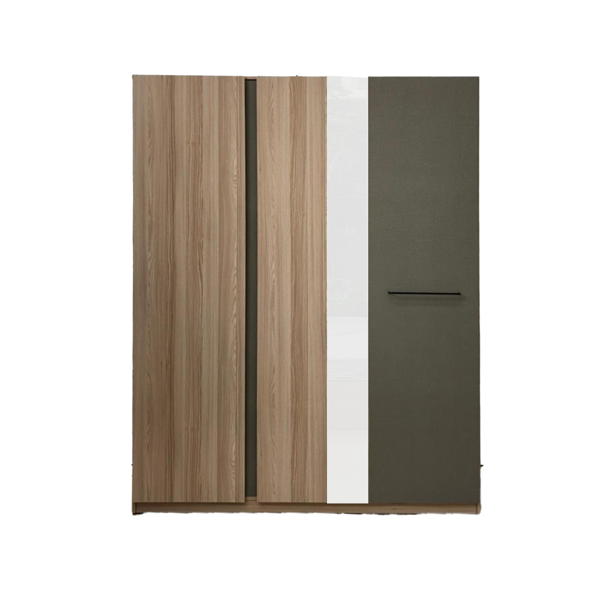 DECOS ตู้เสื้อผ้า 3 บานเปิด 160 ซม. รุ่น EASTER สีเมเปิ้ล