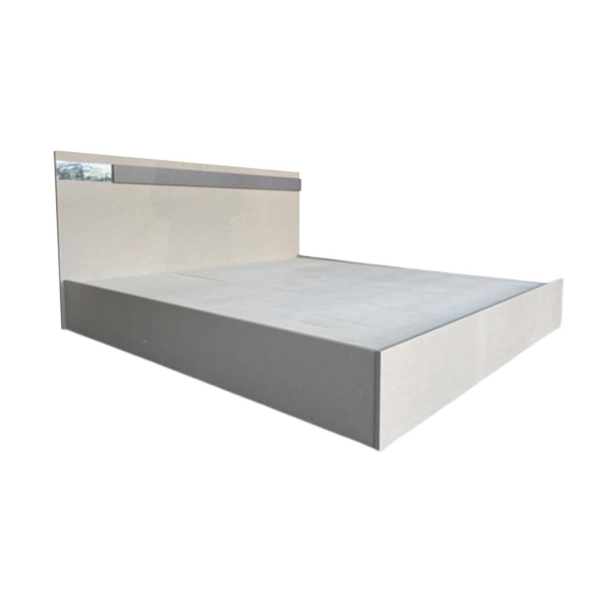 DECOS เตียงนอน 6 ฟุต รุ่น DYLAN สีเทา