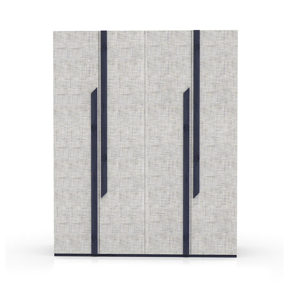 PREMIO ตู้เสื้อผ้า 4 บานเปิด 160 ซม. รุ่น W1789 PASSION PLUS สีเทา