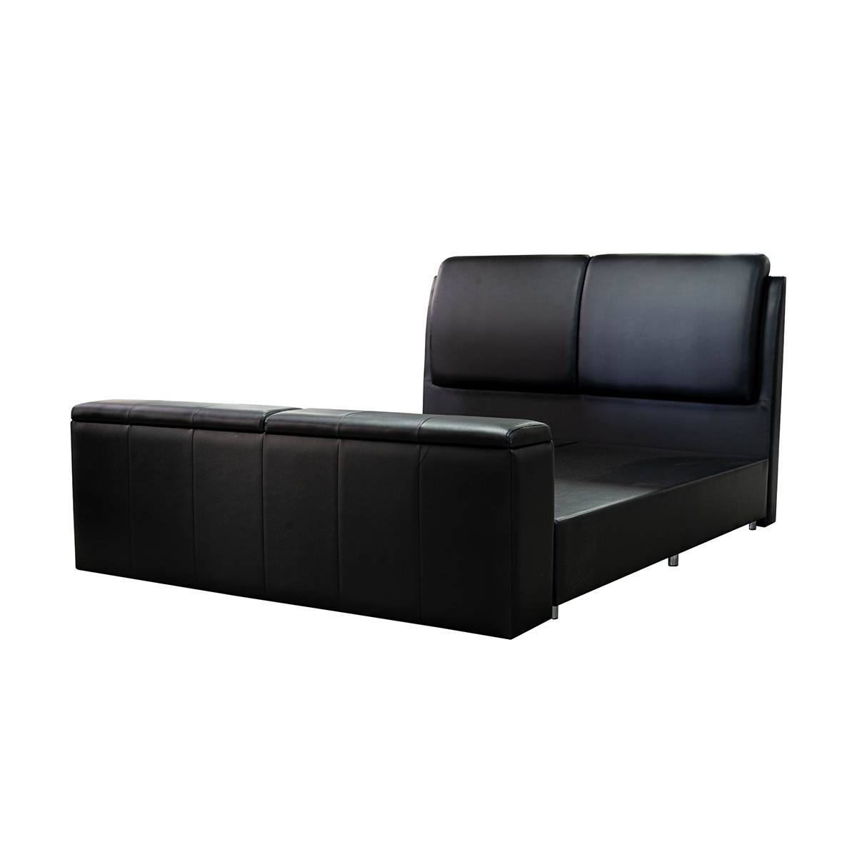 DECOS เตียงหนัง 6 ฟุต รุ่น MD-012 สีดำ