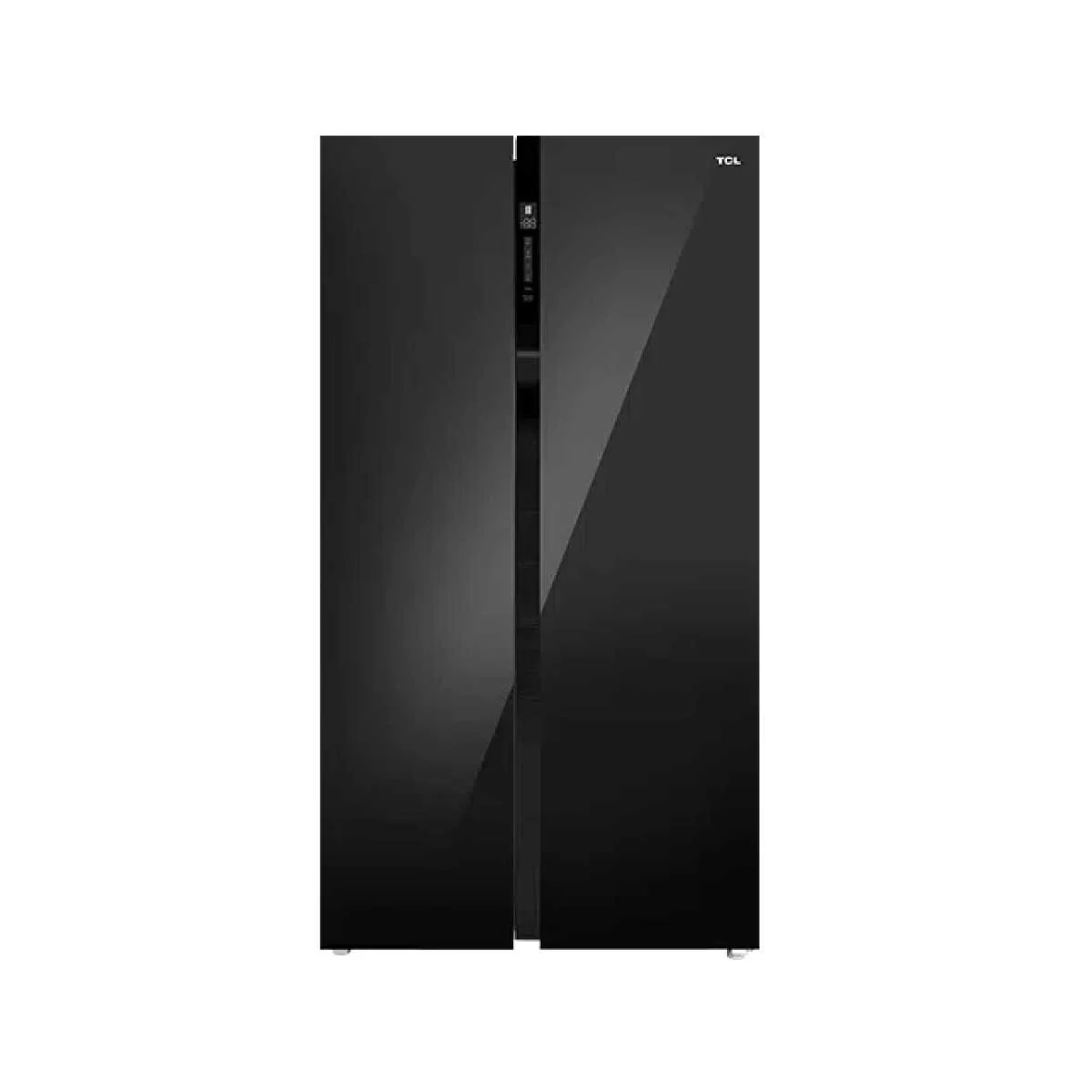 TCL ตู้เย็น SIDE BY SIDE 22.3 คิว รุ่น RT62GPSBD สีดำ
