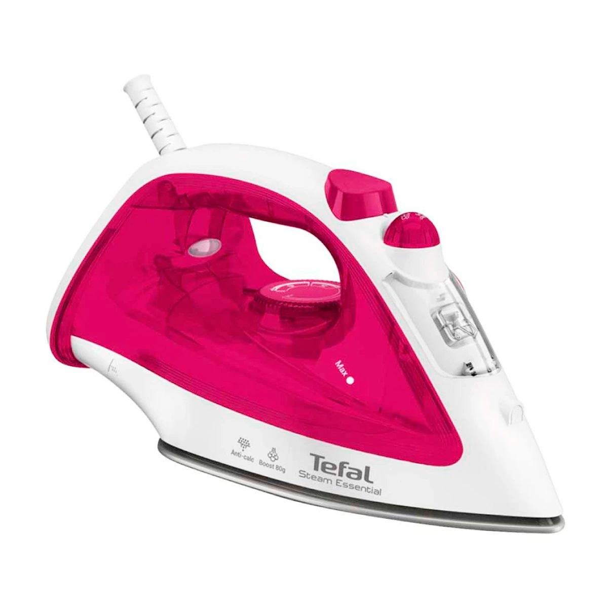 TEFAL เตารีดไอน้ำ 1200 วัตต์ รุ่น FV1053T0 สีชมพู