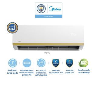 MIDEA เครื่องปรับอากาศ Fixed speed ขนาด 24,000 บีทียู รุ่น MSVG-24CRN8-SC6-1
