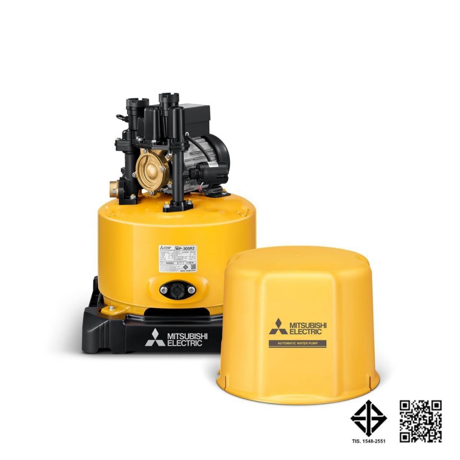 MITSUBISHI ปั๊มน้ำอัตโนมัติ ขนาด 300 วัตต์ WP-305R2