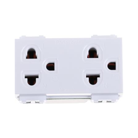 เต้ารับคู่ 3 ขา มีกราวด์ PANASONIC WEG 15929