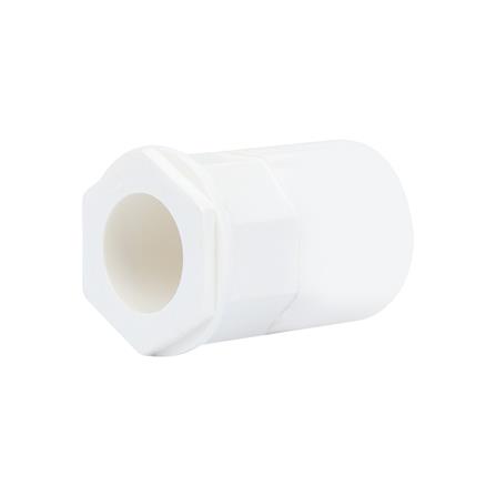ข้อต่อเข้ากล่อง PVC ตราช้างNPI 20 มม. มาตรฐาน BS สีขาว