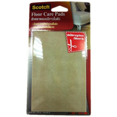 สักหลาดแบบเหลี่ยม 3M DIY 100x150 มม. สีเบจ 2 ชิ้น