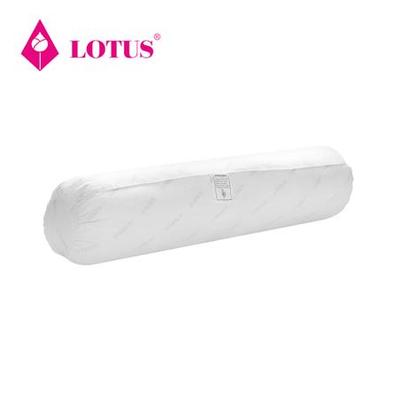 หมอนข้างสุญญากาศ ใยสังเคราะห์ LOTUS สีขาว