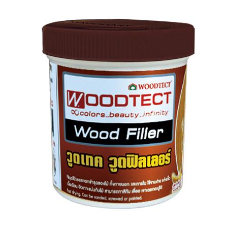 อะคริลิกอุดโป๊วไม้ WOODTECT WOOD FILLER 230 มล. สีไม้สัก