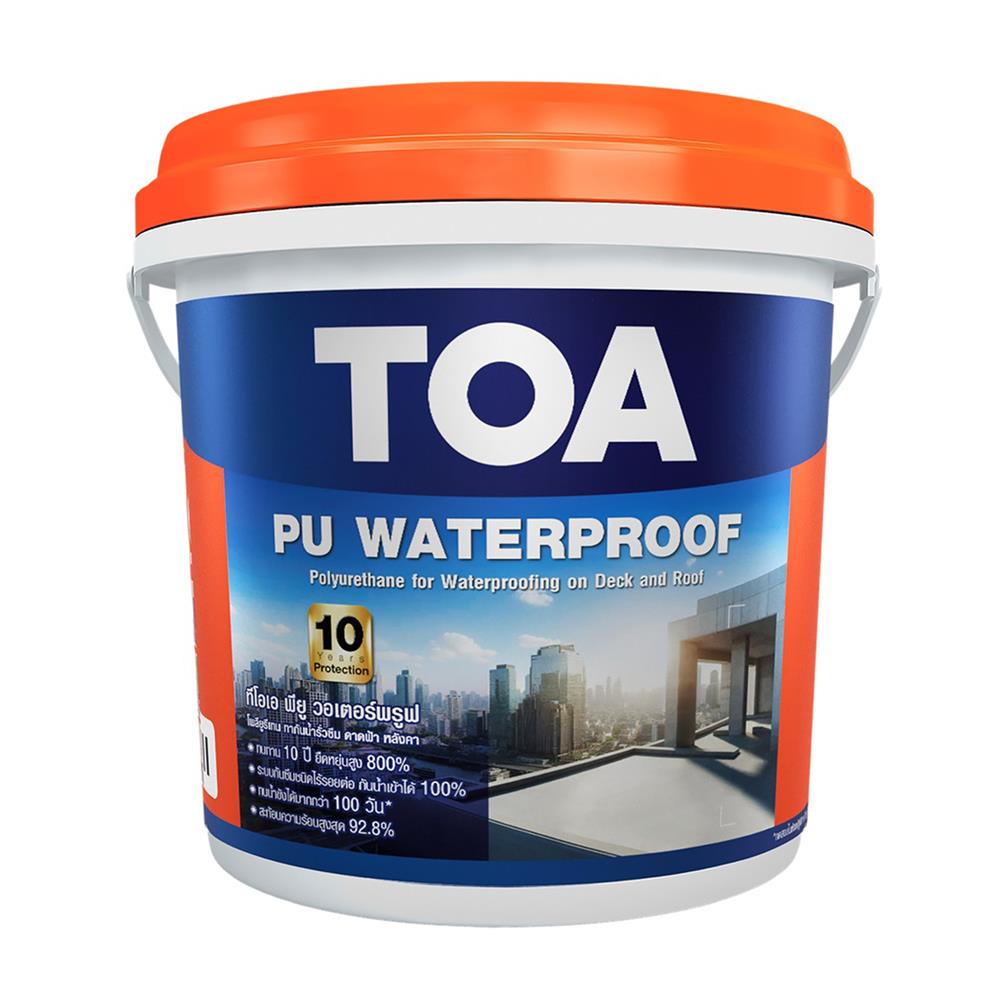 โพลียูรีเทน ทากันน้ำรั่วซึม TOA 4 กก. สีขาว