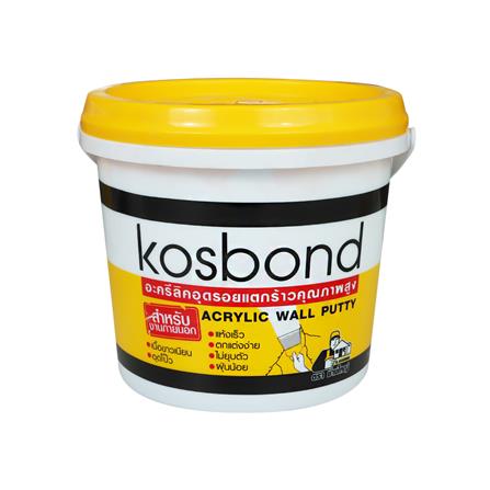 อะคริลิกอุดโป๊ว ช่างใหญ่ KOSBOND 3 กก. สีขาว