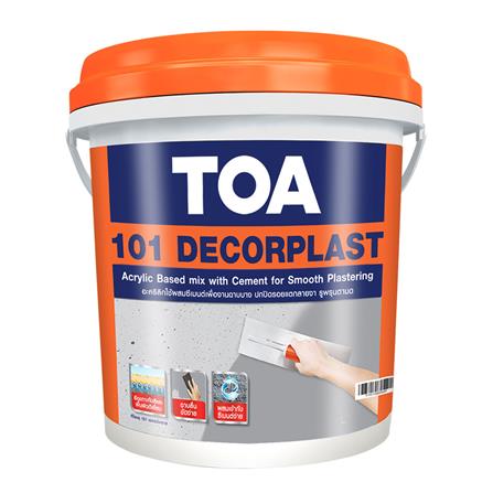 อะคริลิกฉาบ TOA 101 DECORPLAST 20 กก.