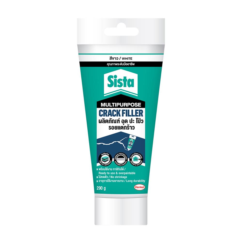 อะคริลิกซ่อมรอยแตก SISTA MULTIPURPOSE 290 กรัม สีขาว