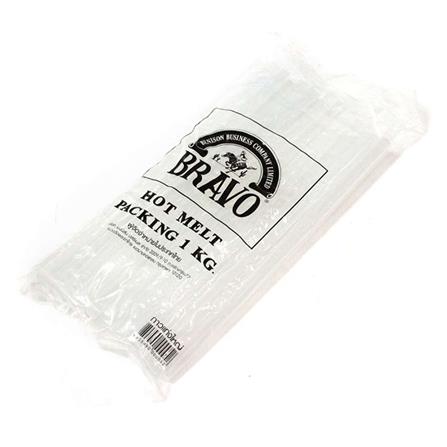 กาวแท่งใหญ่ BRAVO 1/2 นิ้ว 1 กก. สีใส