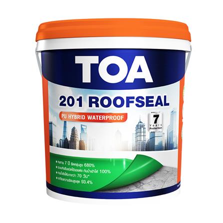 อะคริลิกกันซึม TOA 201 ROOFSEAL PU HYBRID 20 กก. สีเขียว