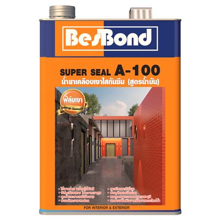 น้ำยาเคลือบเงาใสกันซึม (สูตรน้ำมัน) BESBOND A-100 3.78 ลิตร