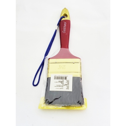 GOLDSEAL แปรงทาสีขนดำ สีแดง-ดำ 2-1/2นิ้ว