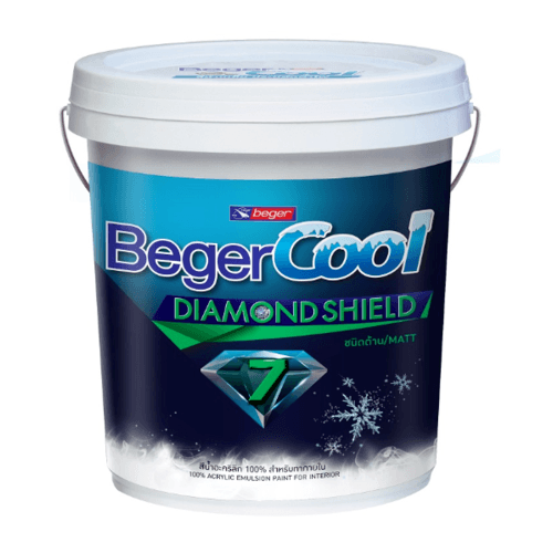 Beger สีทาฝ้าเบเยอร์คูล I-3599 18ลิตร สีควันบุหรี่