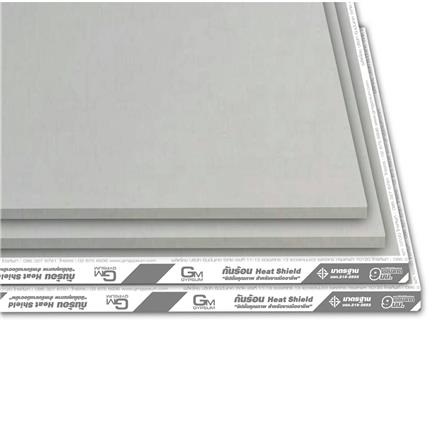 แผ่นยิปซัม GM ชนิดบุฟอยล์ ขอบลาด RE 120X240X0.9CM