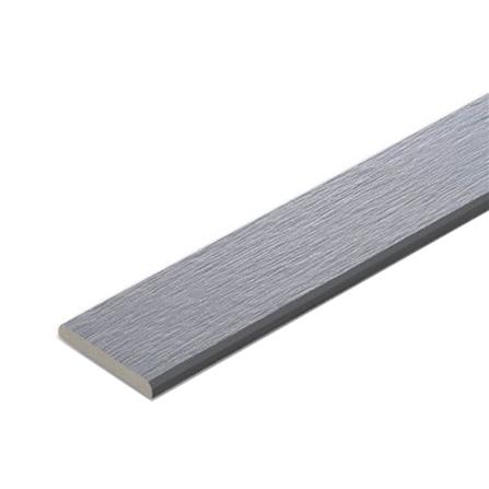 ไม้ระแนง SHERA ลายเสี้ยน ขอบวี 0.8x7.5x300 ซม. สีเทาโมเดิร์น