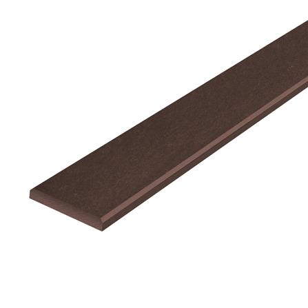 ไม้ระแนง DURAONE ผิวเรียบ ขอบวี 7.5X300X0.8 ซม. สี DARK OAK