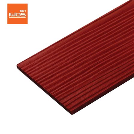 ไม้ฝา ตราเพชร 15x400x0.8 ซม. สีแดงทับทิม