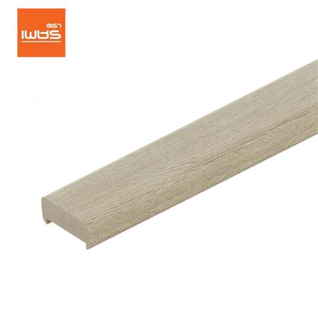 ราวจับบันได SPC ตราเพชร 7x120x2.5 ซม. สีเบจ