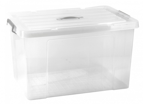 GOME กล่องเก็บของอเนกประสงค์ 44ลิตร รุ่น TG51025ขนาด 53x38.5x33ซม. สีใส