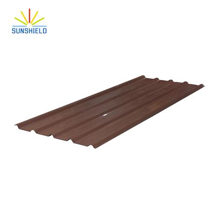 เมทัลชีท SUNSHIELD 0.35 มม. 0.76x2.2 ม. สีน้ำตาล